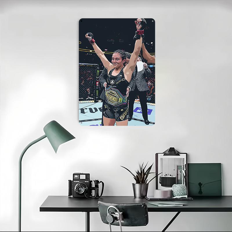 ALEXA GRASSO Poster Stampato Arte da Parete Personalizzato Segni in Latta Metallici Retro Vintage per Stanza Camera da Letto Decorazione Ufficio Gaming