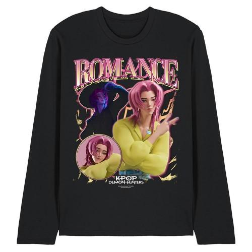 K-Pop Demon Hunters Unisex Adult Romance Saja Boys Homage Long-Sleeved T-Shirt