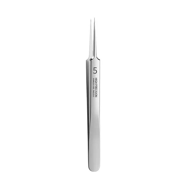German Ultra-fine No. 5 Cell Pimples Blackhead Clip Tweezers Beauty Face Health Salon Special Blackhead Remover Acne Needle Tool