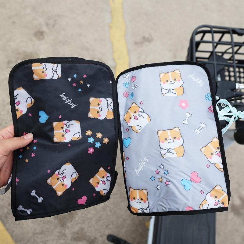 2pcs Summer Motorbike Sunscreen Breathable Gloves Electric Bike PVC Fabric Handlebar Sleeves Motorcycle Accessories