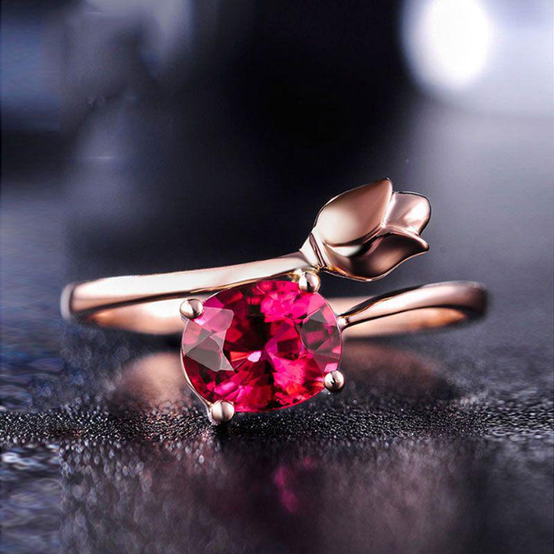 

New Fashion Fashion Jewelry, Color Zircon Platinum Plated Ring For Women no. 10