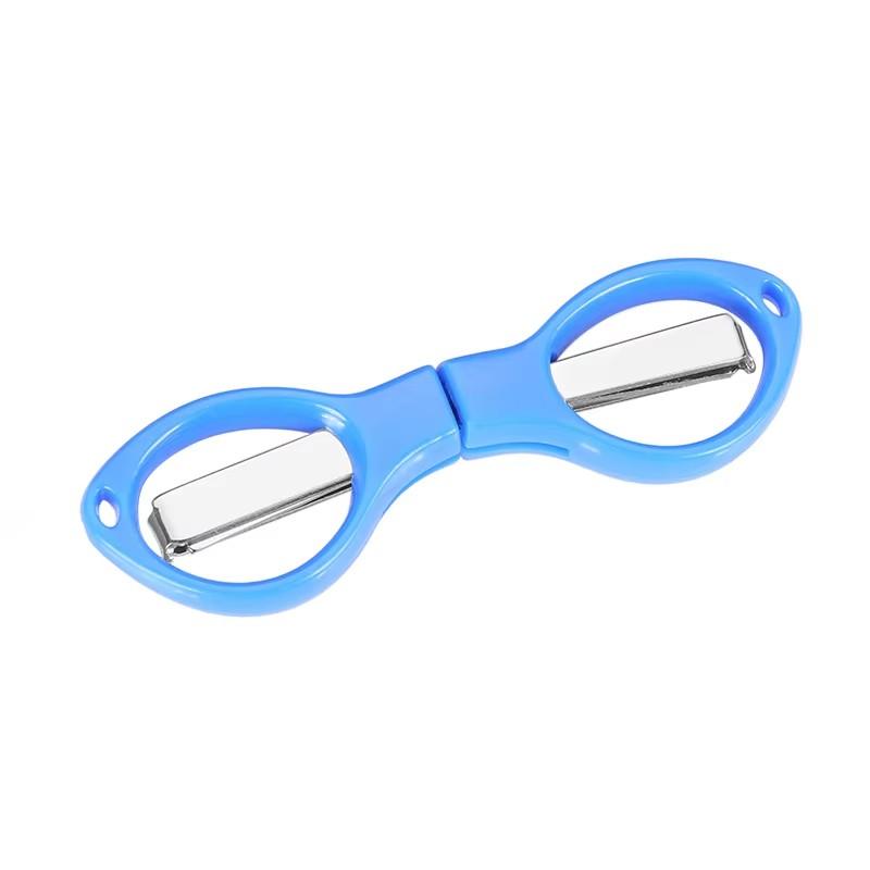 Wholesale Multi Purpose Mini Folding Scissors Portable Safe Portable Travel Scissors Foldable Fishing Scissors for Craft Cutter