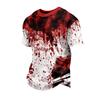 Men's Short Sleeve Halloween Print T-Shirt Casual Fashion Top