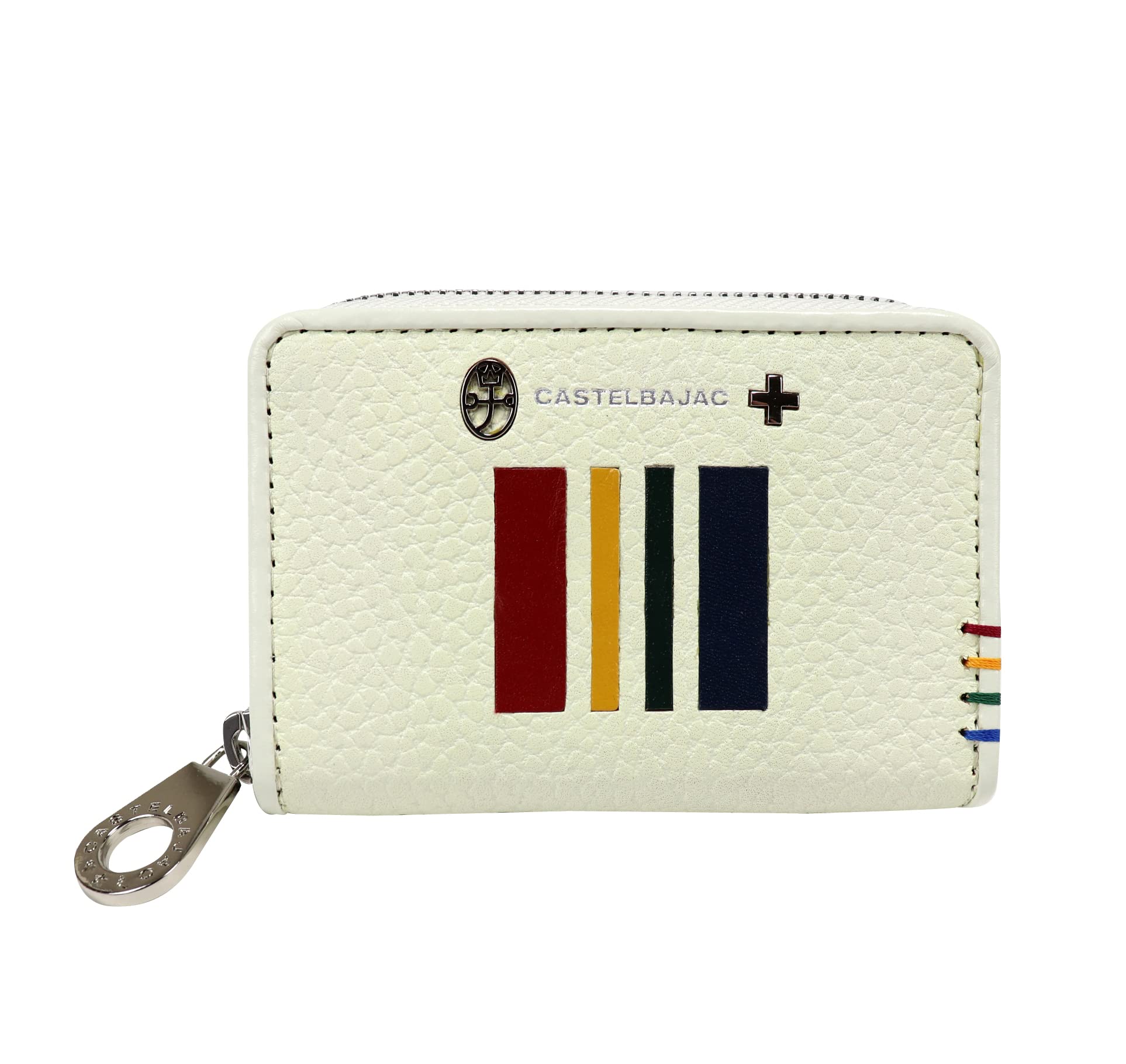 

Key Case Quattro 058623 58623 Smart Key Leather [Castelbajac] (White) білий