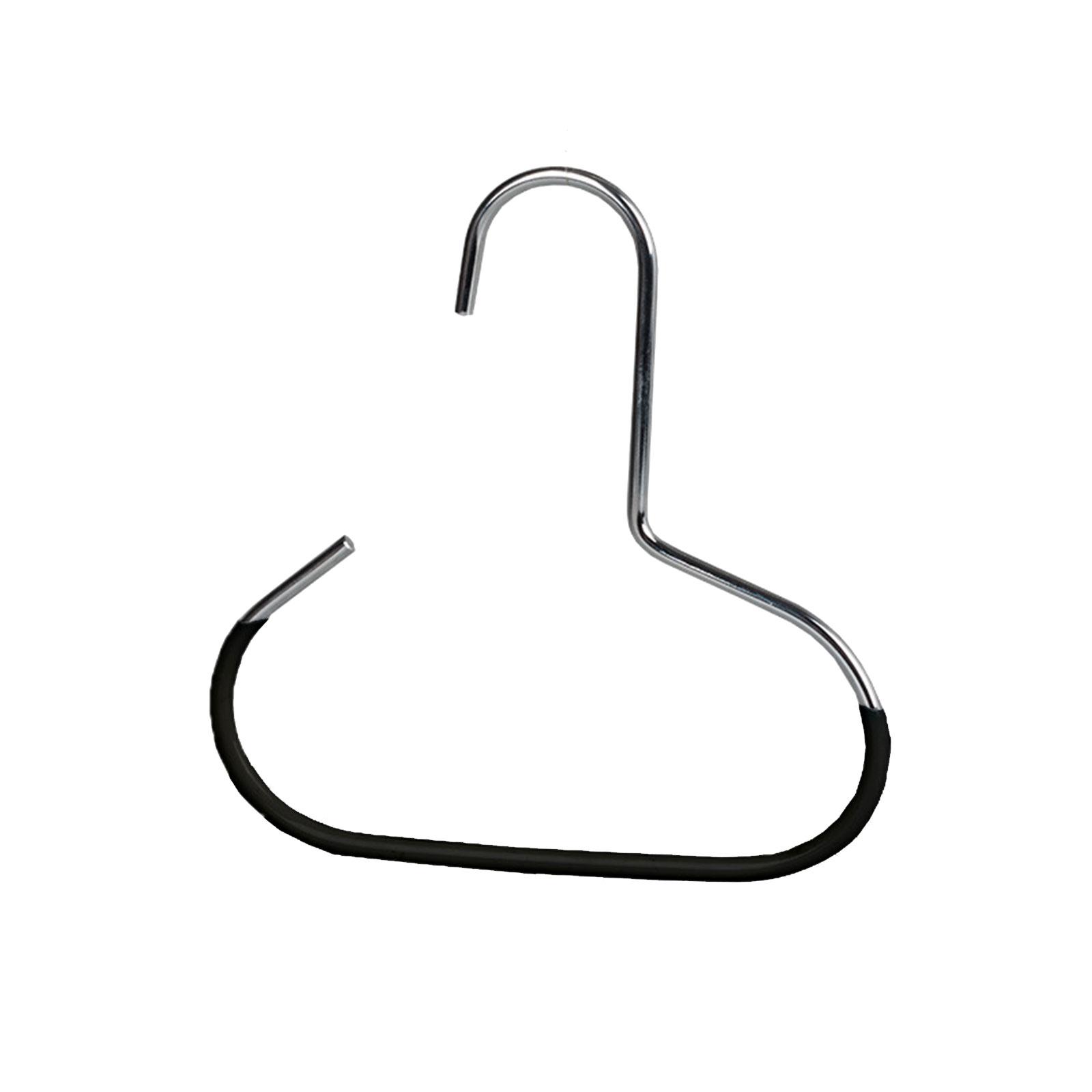 

Прочные органайзеры для шкафа Вешалки для шарфов и ремней Нескользящие крючки для организации галстуков, шляп и аксессуаров в гардеробе чёрный