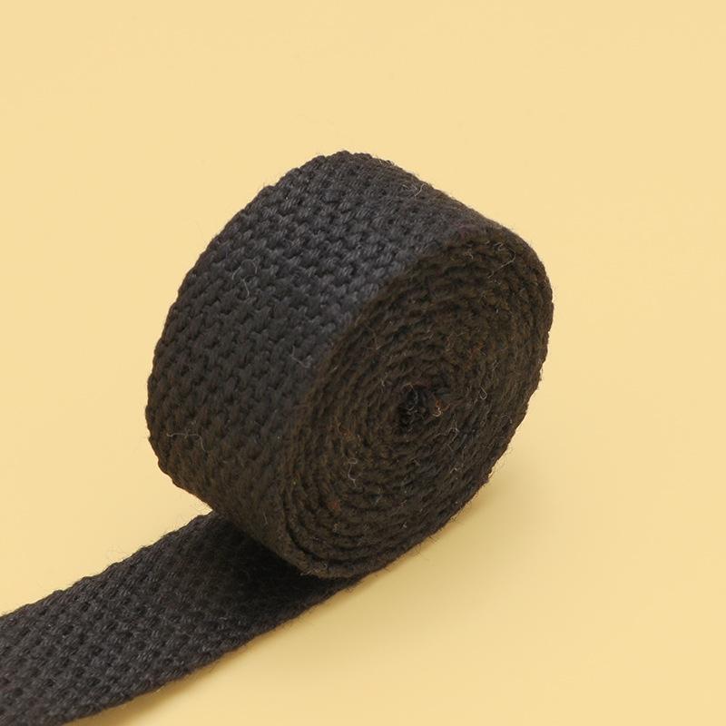 20-50mm 2mm Thick Cotton Webbing Tapes Canvas Webbings Ribbon for Sewing Clothing Belt DIY Bags Strap Band Accessories 10Meters