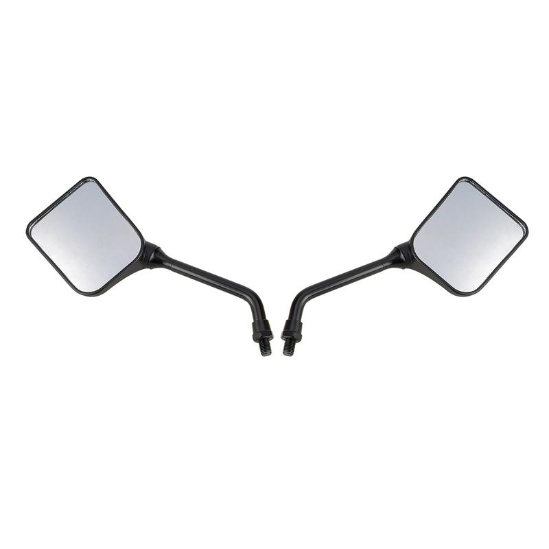 

1 Pair Side Rearview Mirror With M10 Adapter Screw Fit for Suzuki Von King Quad 300 400 500 750 Ozark 250 GS125 QS125 HJ125-A