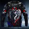 Men's Skull Graphic Prints Hoodie Hoodies Sweatshirt Streetwear Designer Long Sleeve Hooded Daily Sports 1 2 Print Spring & Fall Designer