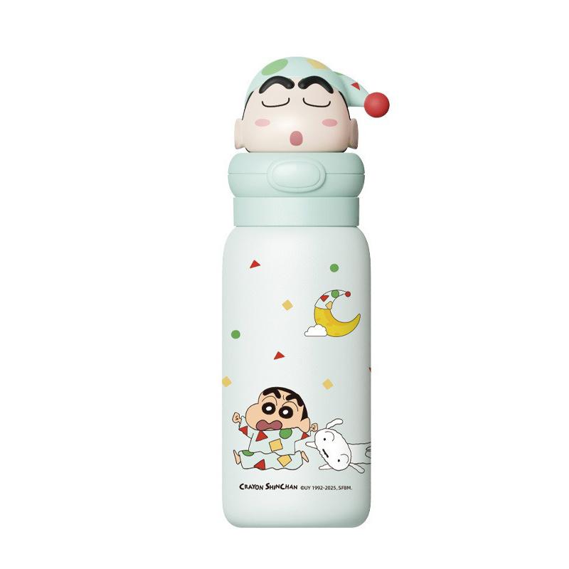 

400ML Anime Crayon Shin-Chan Thermos Cup Stainless Steel Vacuum Flask Cartoon Doll Kids Water Bottle Tumbler Gifts Cup for Kids 400ml