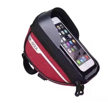 Waterproof Bike Bag Front Head Tube Handlebar Mount Bag Case Holder Touch Screen Cycling Bags Mobile Phone Bicycle Accessories