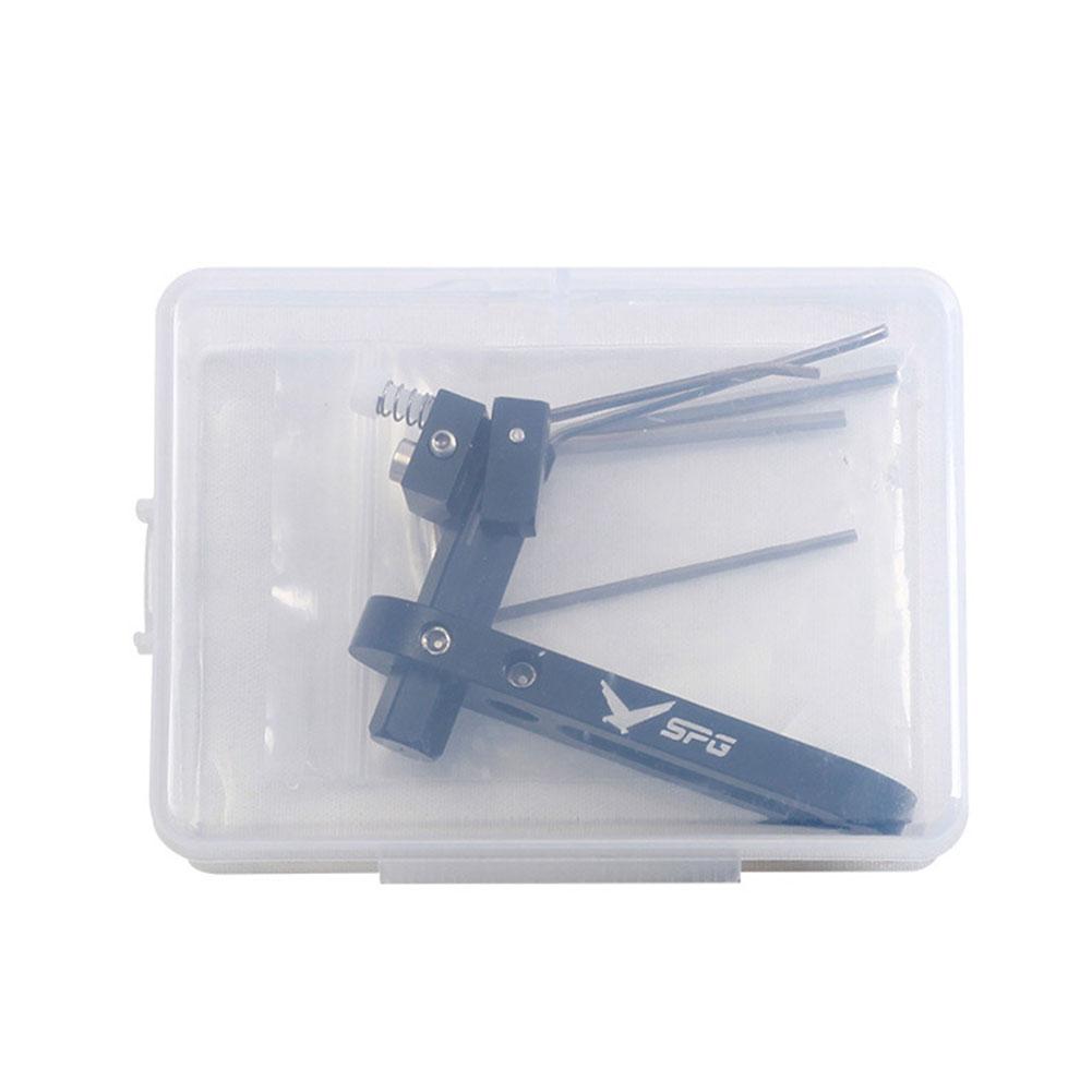 Stahlnadel Pfeil Tisch Aluminiumlegierung Stahlnadel Bogenschießen Ständer Verstellbar Recurvebogen Magnetischer Pfeilablage Werkzeug