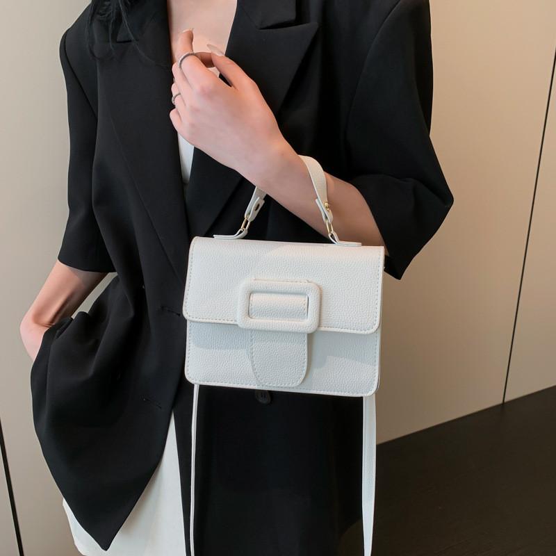 2024 New Personality Casual Fashion Small Square Bag Street Trend Pu Shoulder Crossbody Bag