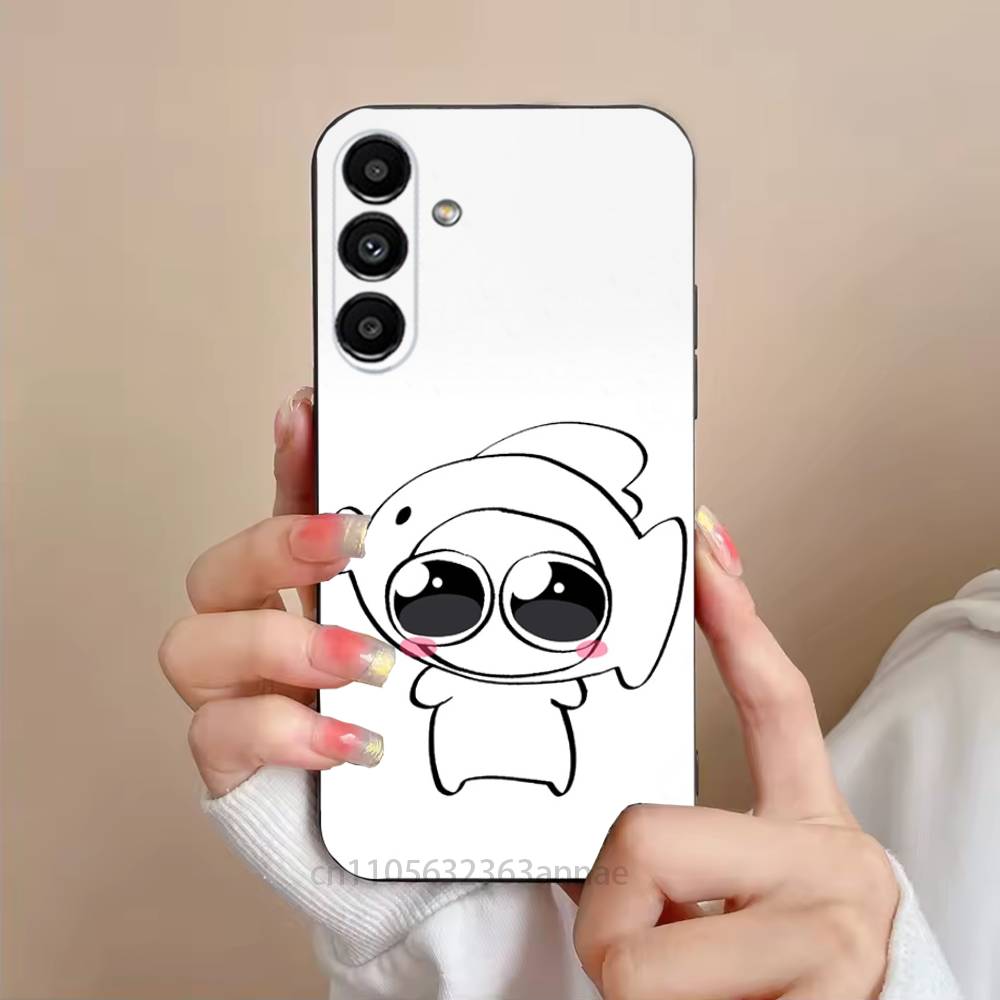 TBH Autism Creature Yippies Phone Case For Samsung S25,24,23,22,21,S20,Ultra,Plus,FE Black Soft Cover