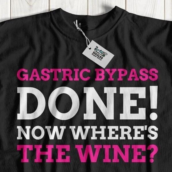 Funny Gastric Bypass T-Shirt Stomach Surgery Gastric Sleeve Tee Weight Loss Gift L
