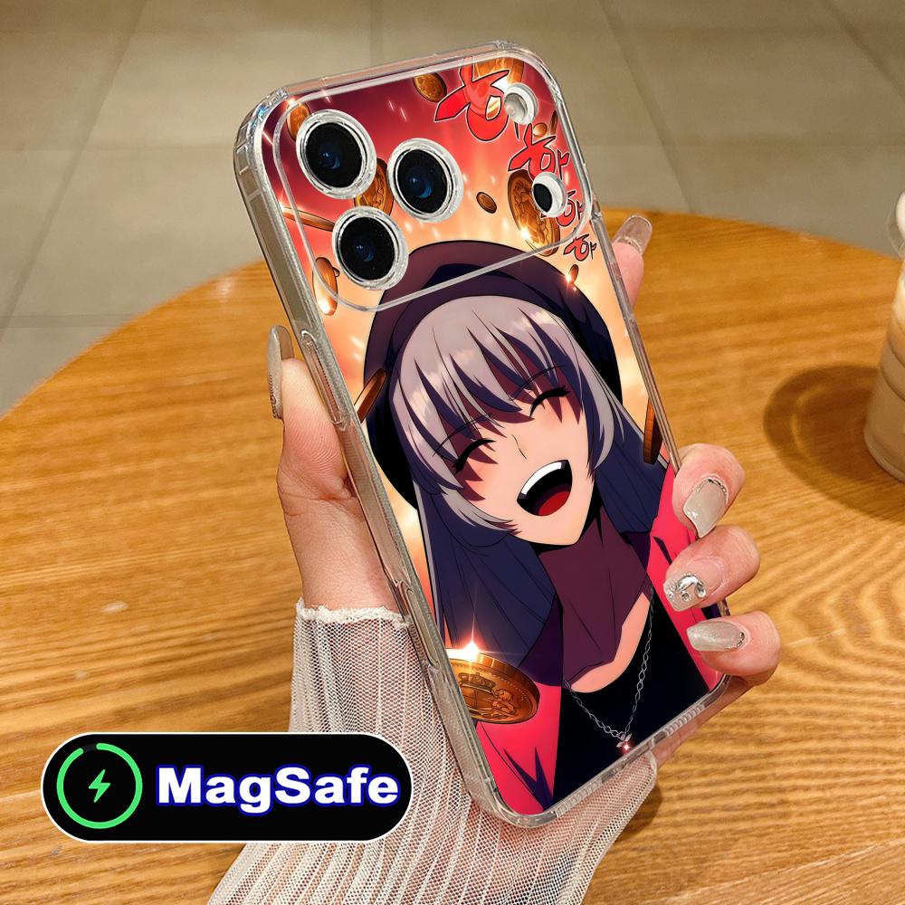 Alice Von Ataraxia Mobile Phone Case for iPhone 17 16 15 14 13 12 11 Air Pro Max Plus Mini Magsafe Clear Colorful Cover Pretty