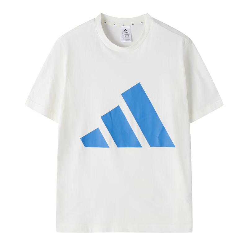 Adidas Casual Round Neck Breathable Comfortable Training Short Sleeve T-Shirt Men Tops KC0920 L
