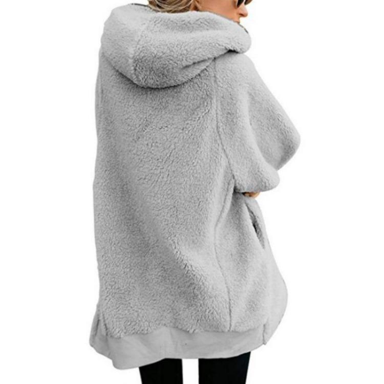 Cozy Hoodie Jacket Hooded Women Plush New Autumn Winter Cardigan Zipper