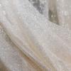 Tejido de red suave con lentejuelas grueso y brillante adecuado para vestidos de novia, vestidos de gala y telas para ropa de diseño hecha a mano DIY