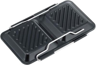 Shimomura Kikaku Hot Sandwich Maker That Can Bake Two Types At Once In Fish Toaster Suitable for Cutting 6 To 8 Slices of Can Be Grilled Up To the Can