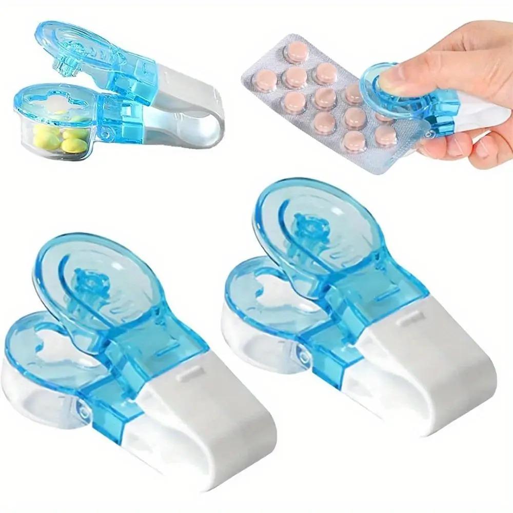 Portable Pill Remover, 2-Pack Mini Pill Remover (with storage case), Easy-to-Use Push-Button Pill Remover