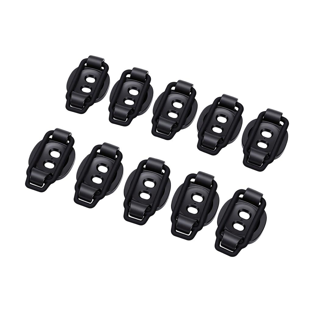 Cable Management Clips Adjustable Self Adhesive Cord Organizer with Elastic Loop for Home Office Game Rooms
