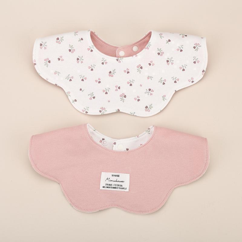 

K**y Korean-Style Double-Sided Cotton Bib for Babies 0-2 Years