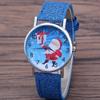 Christmas Snowman Women's Watches Casual Quartz Wristwatches Bright Color Leather Strap Quartz Watches Ladies Watch Reloj Mujer