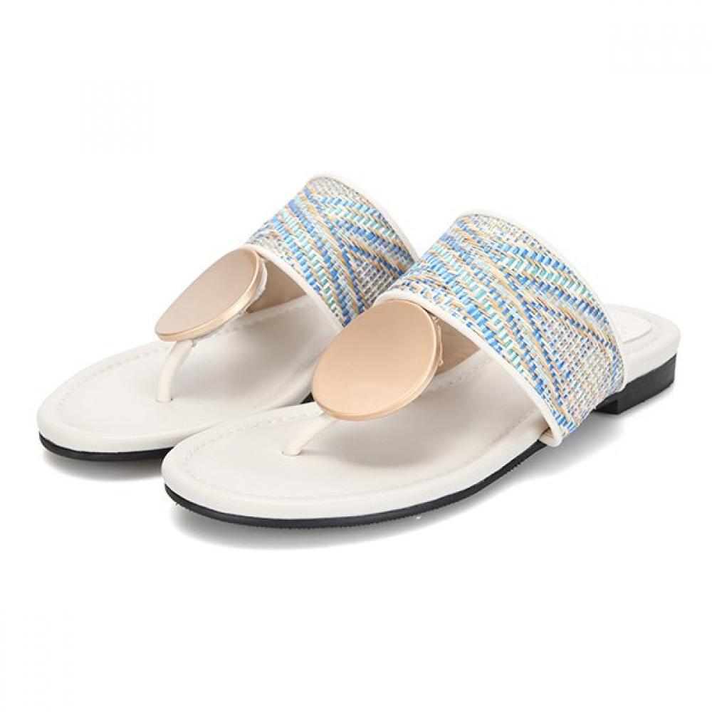 Barbara Chori Slippers Bbg351wt 250mm