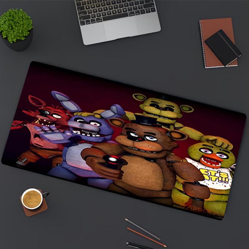 Ποντικοουαλί Five Nights at Freddy's, για Πληκτρολόγιο Pad Laptop PC Mat για Γραφείο Οικιακή Χρήση, Διακόσμηση Γραφείου, Τέλειο Δώρο Γενεθλίων για Παίκτες