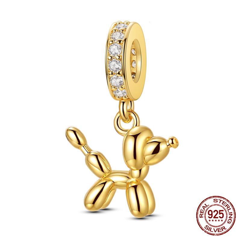 New In Original Charms Copper Golden Series Cross Charms Beads Fits 3Mm Original Bracelet For Women Diy Jewelry Gifts Making