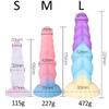 Small Twist Color Granules Jelly Fluorescent Glow-in-the-dark Penis Spiral Anal Plug Sm Sex Toys