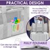 Cat Carrier Bag Oxford Cloth Foldable Pet Carrier Cage Breathable Carrier Portable Dog Crate Bag with Food Bowl Shoulder Strap