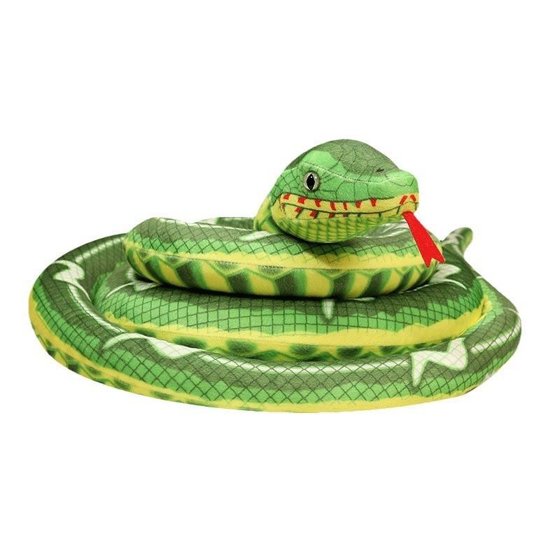 Plush Simulated Snake Toy Soft Filled Doll Room Decoration Children Gift Holiday