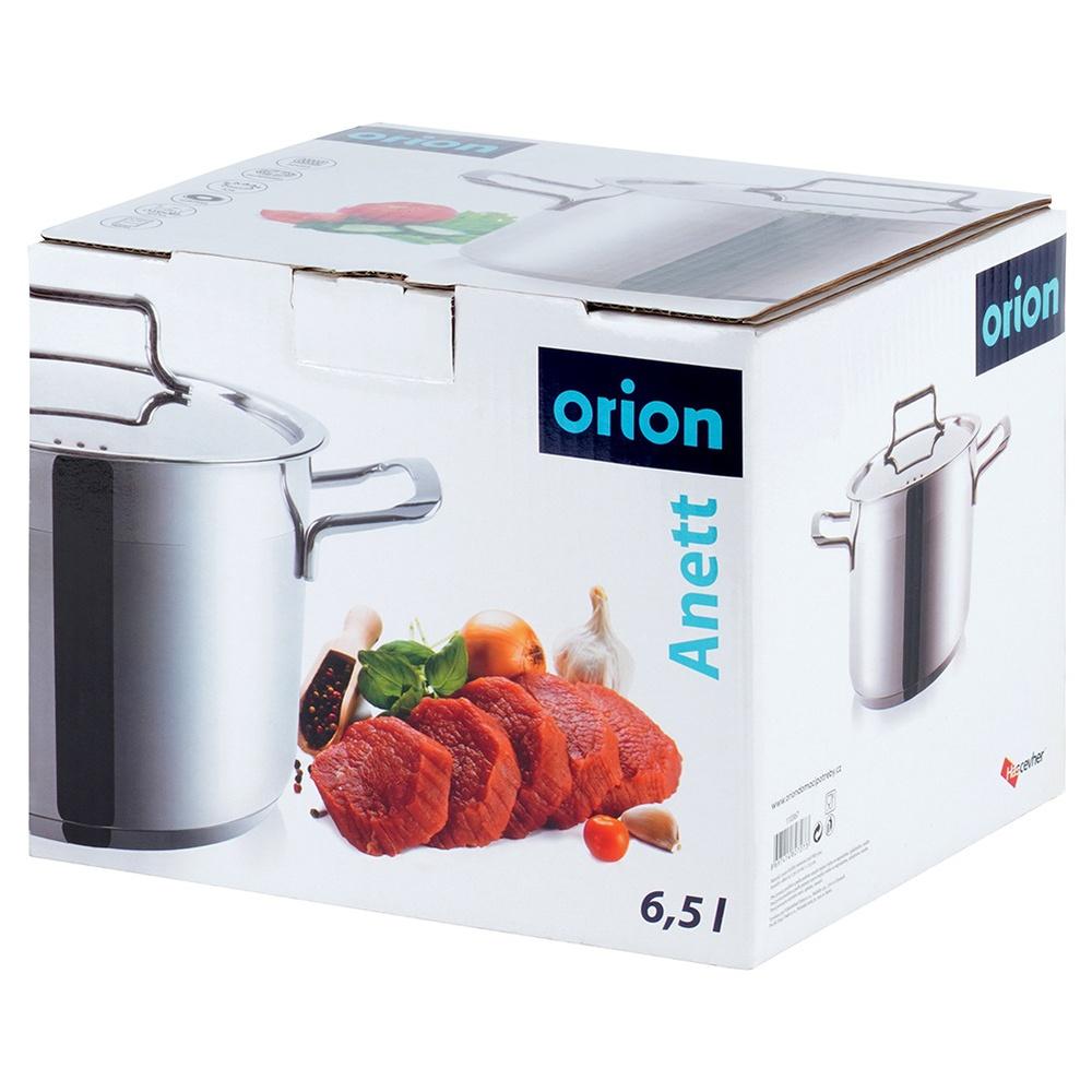 Steel pot with lid ANETT 22 cm, 6.5 l