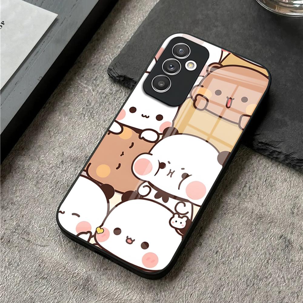 Cute BuBu DuDu Phone Case For S24 Ultra Samsung S23 S22 S20 Fe S21 Plus Galaxy A54 A34 A24 A53 Glass Cover
