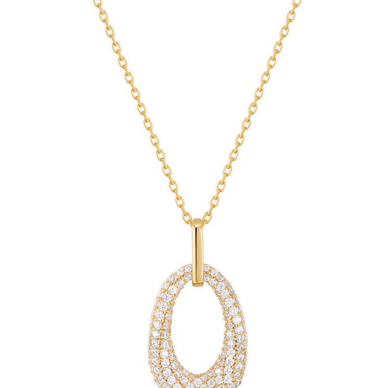 ANIA HAIE Pave Arrow 925 Silver Necklace N051-02G