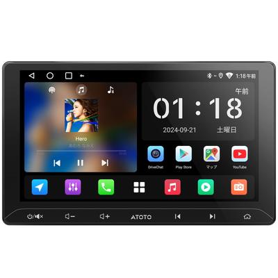 ATOTOZONE A5L Android Display Audio Android Tethering Autoradio Android Auto CarPlay Video GPS Tracking Rückfahrkamera Lenkradsteuerung [10,1-Zoll]