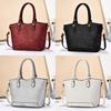 Classic Pu Tote Bag With Inner Pockets For Daily Use