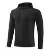 Men's and Children's Quick-Dry Black Hooded Running Suit - 2024 Spring/Autumn Collection