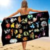 1Pc Fantasy Creatures Compilation Beach Towel, Quick Dry, Multi-Use for Beach Pool Gym Yoga Home Travel, Christmas, Halloween, Xmas Gift S929647