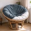 Thickened Fabric Papasan Chair Cover Single Piece Round Saucer Chair Cover  For Lazy Chairs