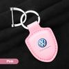 Portachiavi Portachiavi Emblema Auto in Pelle per Volkswagen VW R Rline ID.3 ID4 Polo Passat B5 B7 Golf 8 Touran Caddy GTI Portachiavi in Metallo Jb9