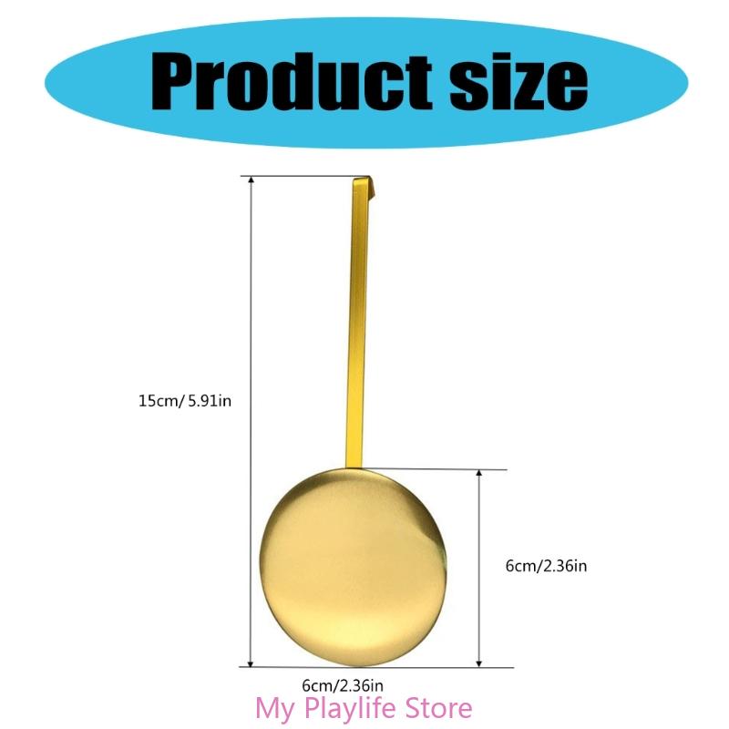 Elegant Gold Pendulum Clock Pendulum Clock Movement Accessory, Metal Swinging Motion Enhancers for Timepieces 1pc/2pcs