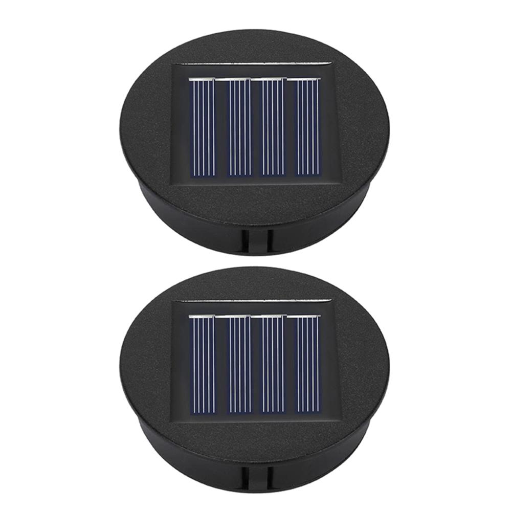 1-4PCS 8CM Solar Light Replacement Top 1.2V Waterproof LED Solar Panel Lantern Lid Light Solar Lantern Top Outdoor Decor Garden