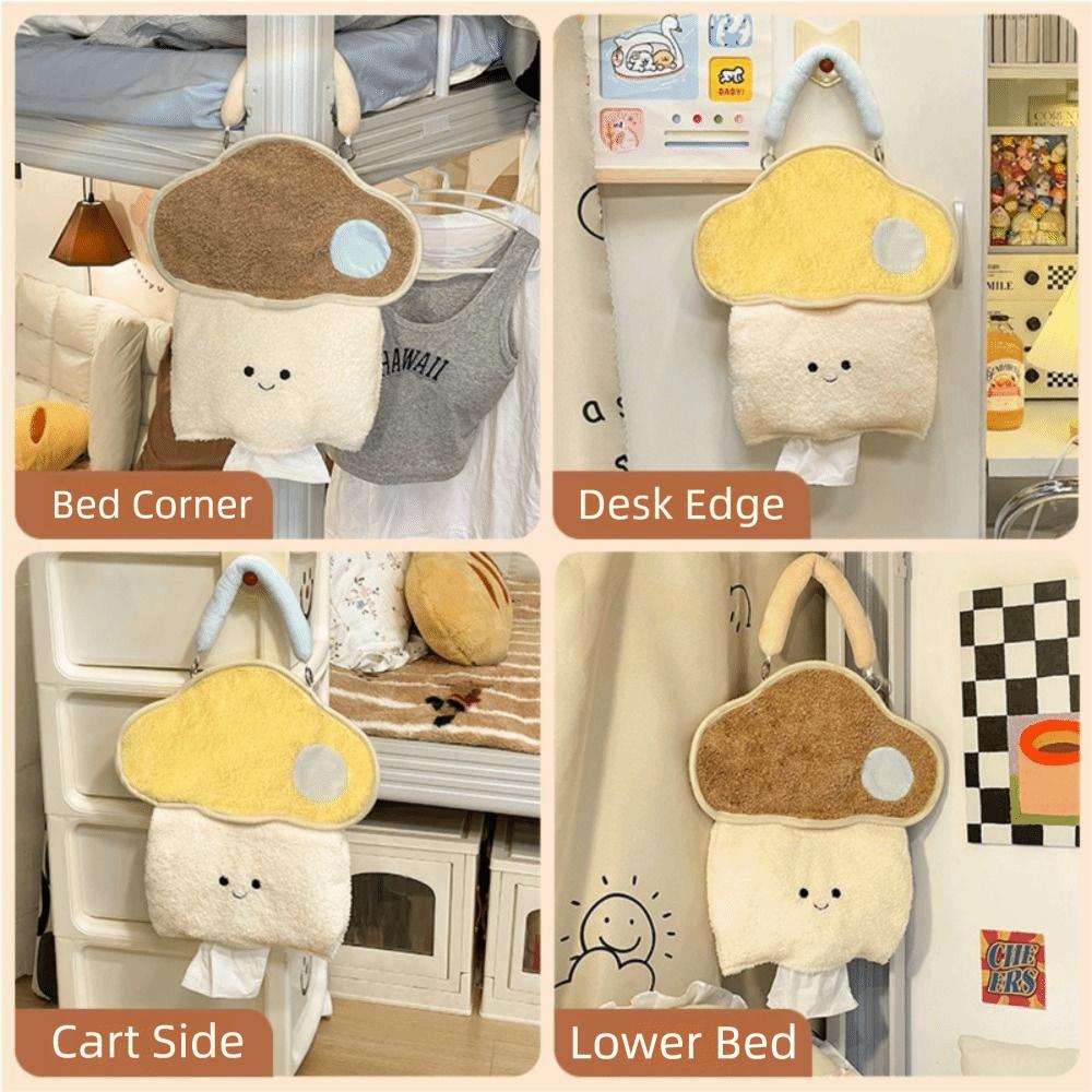 Top Handle Hanging Tissue Bag Cloud-shaped Wall Hanging Napkin Dispenser Travel