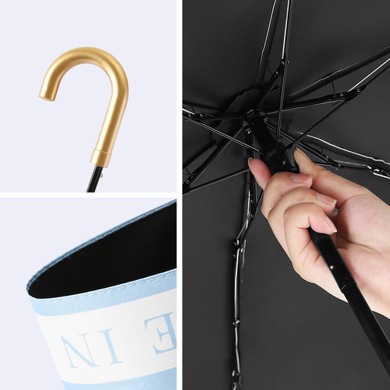 Мини-складной зонт для женщин — фото 7