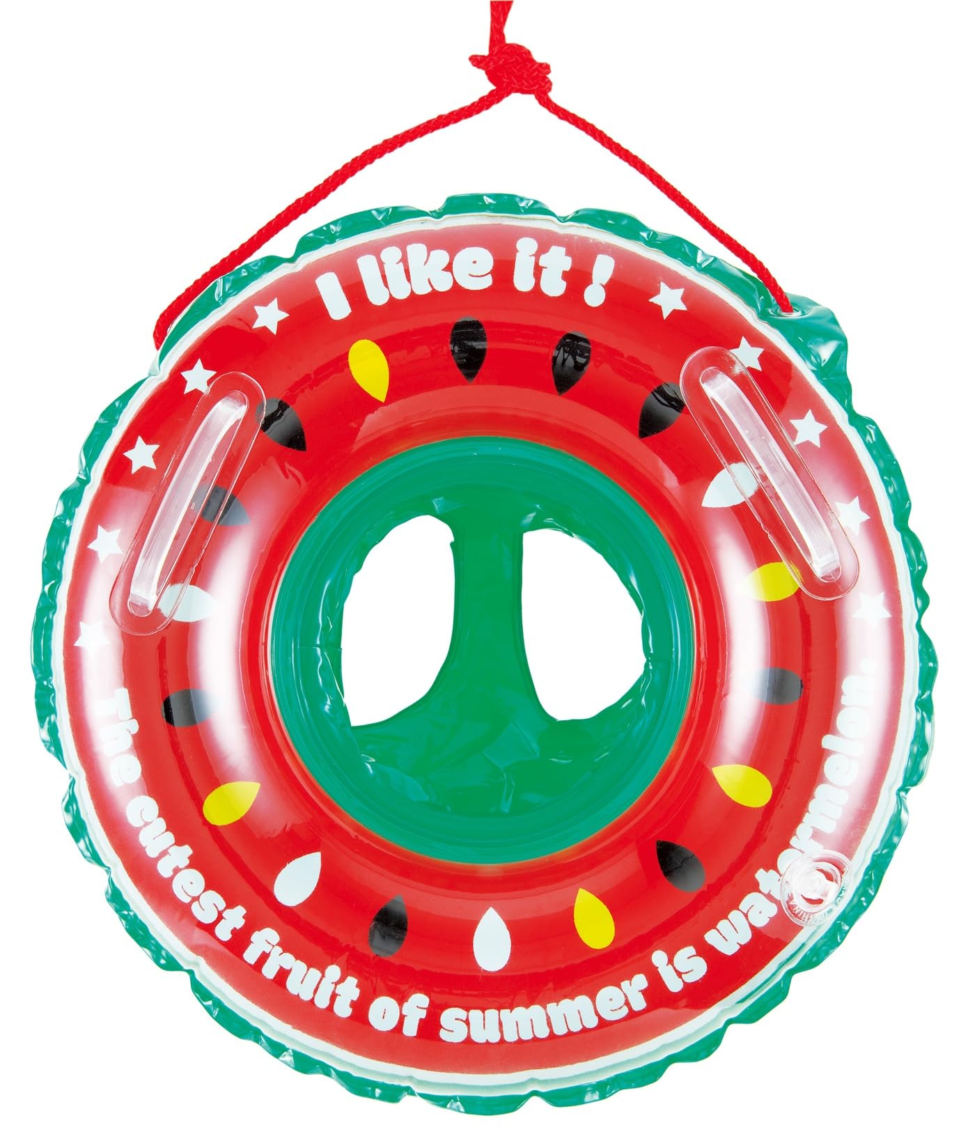 Libright Footless Baby Swim Ring 55cm Watermelon for your first time at the Seat chair Baby Infant Ring Swim Ring swim ring Pool Beach Watermelon зелёный