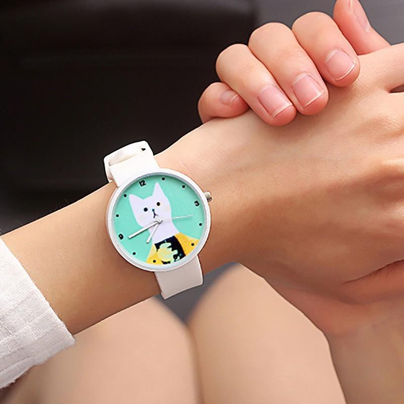Cartoon Sen Is A Niche Watch For Elementary, Middle And High School Students, Small And Mini, Simple And Fashionable, Fashionable, Casual, Retro And
