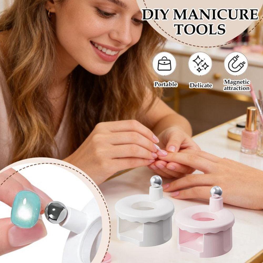 Strong Magnetic Rotating Cat Eye Magnet Multi Facet Cat Eye Nail Manicure Tool Beginner Use