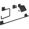4-in-1 Accessory Set - GROHE - 411152430 - Start Cube - Matte Black